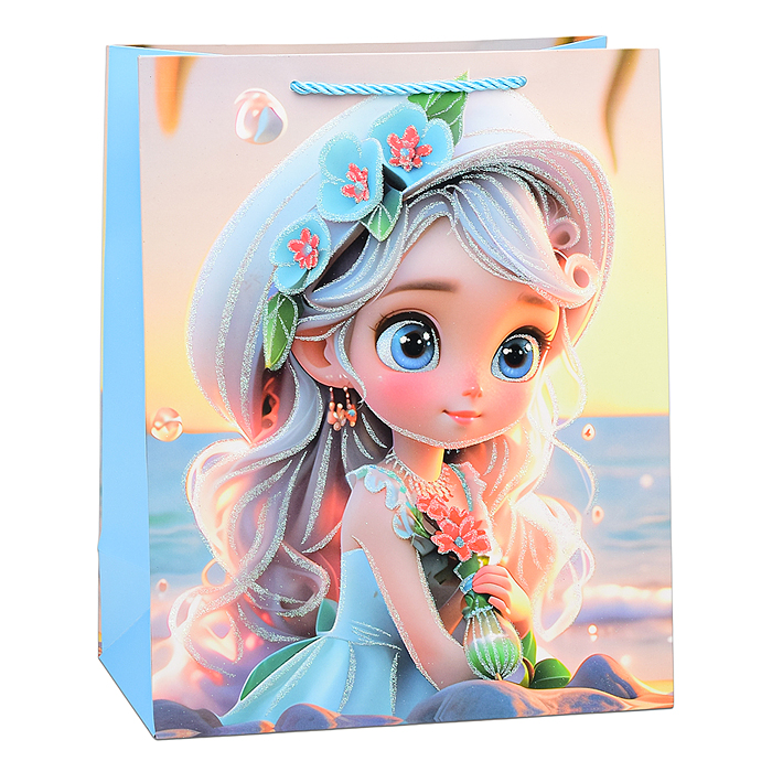 Пакет подарочный 00-6350 "Красавица" 26х32х12 см