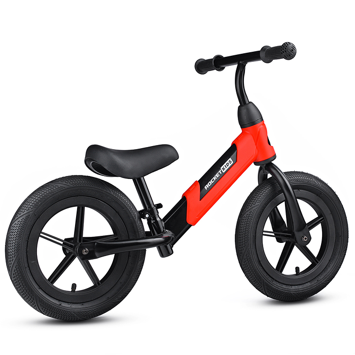 Фото к товару Беговел 12" Rocket, колеса надувные, цвет красный Беговел 12" Rocket, колеса надувные, цвет красный