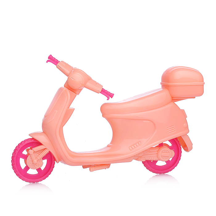 Кукла RZ388-31 "Дарья" с мотоциклом и аксессуарами, в пакете