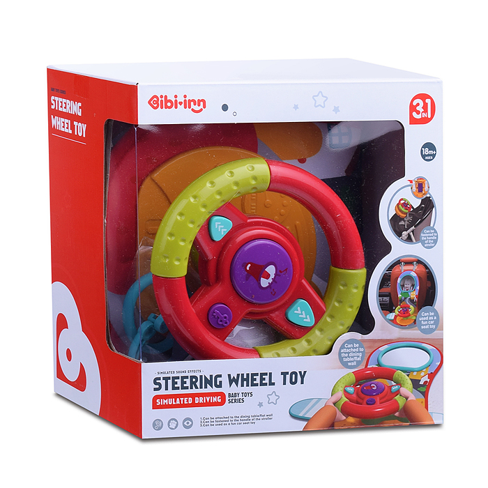 Игрушка развивающая 688-69 3 в 1 "Рулевой" в коробке