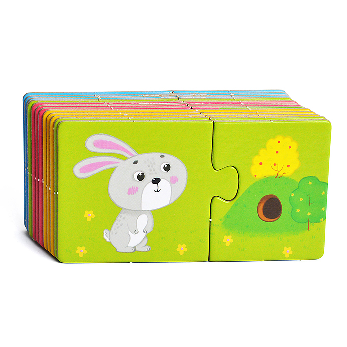 IQ игры для самых маленьких. Парочки. Угадай, кто где прячется 2+Запуск речи