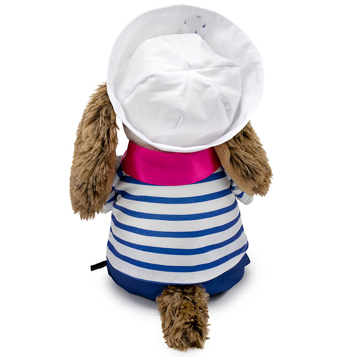 Фото к товару Собака Бартоломей в матросском костюме Собака Бартоломей в матросском костюме