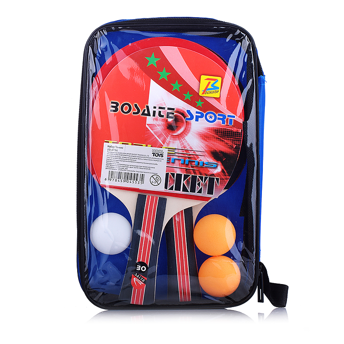 Набор для настольного тенниса 00-5756 (2 ракетки, 3 шарика) в сумке