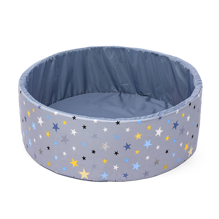 Фото к товару Сухой бассейн "Серые звезды" (100см х 30см) Сухой бассейн "Серые звезды" (100см х 30см)