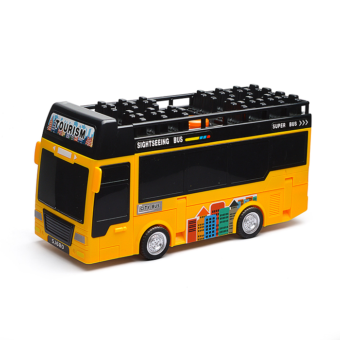 Автобус-Трек SJ680B-1 "Строитель" в коробке