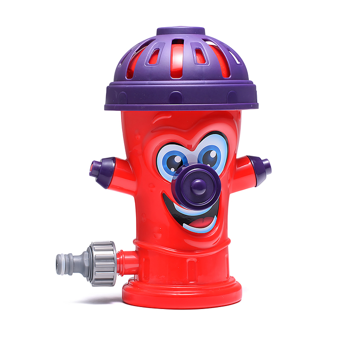 Фото к товару Игрушка - брызгалка YG13R "Пожарный гидрант", для подключения к водному шлангу, в коробке Игрушка - брызгалка YG13R "Пожарный гидрант", для подключения к водному шлангу, в коробке