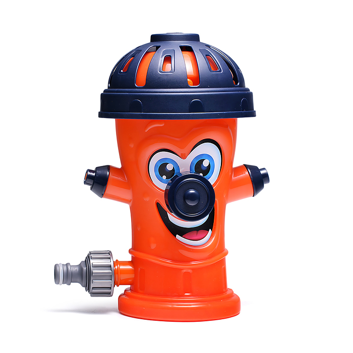 Фото к товару Игрушка - брызгалка YG13R "Пожарный гидрант", для подключения к водному шлангу, в коробке Игрушка - брызгалка YG13R "Пожарный гидрант", для подключения к водному шлангу, в коробке