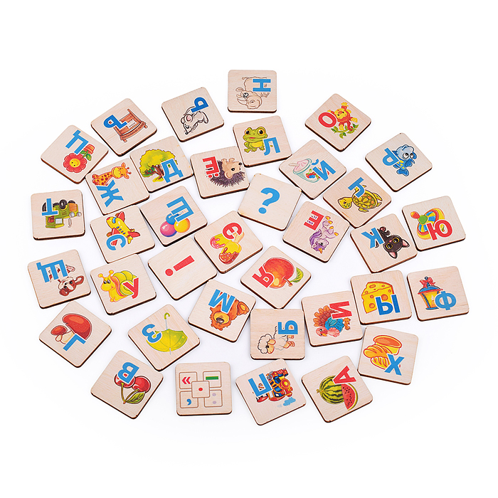 Фото к товару Лото обучающее "Азбука" дер. Лото обучающее "Азбука" дер.