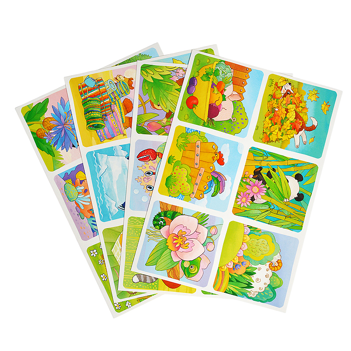 Пластиковое лото для малышей (нов) 3+ Играем в прятки. Кто это спрятался? 