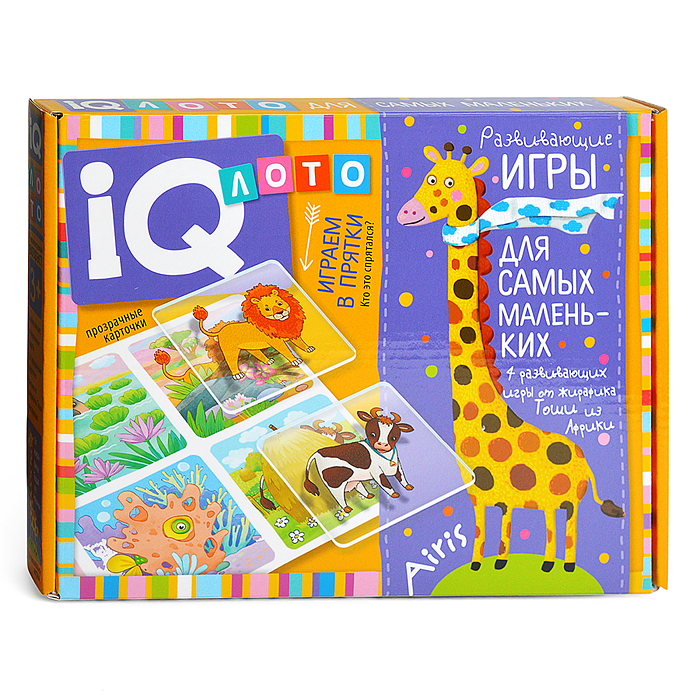 Пластиковое лото для малышей (нов) 3+ Играем в прятки. Кто это спрятался? 