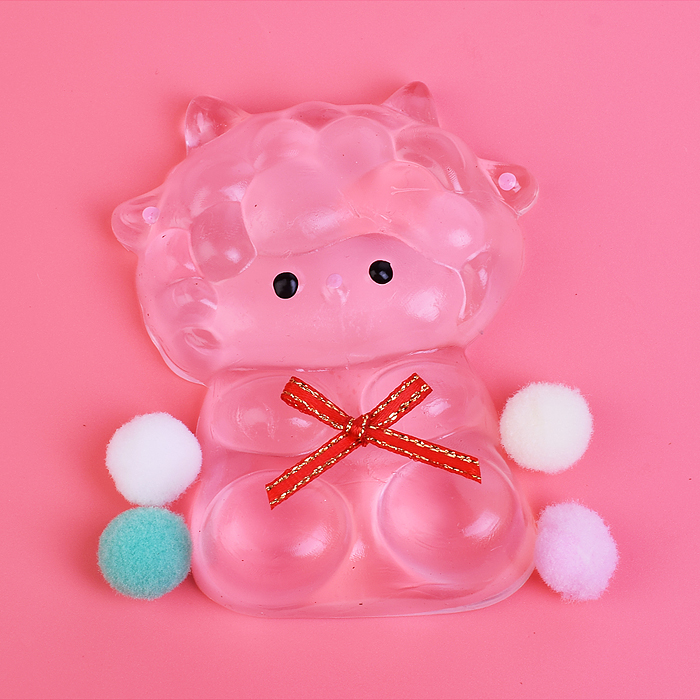 Игрушка-антистресс 00-6516 "Хрустально-прозрачный котик"