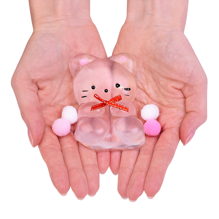 Игрушка-антистресс 00-6516 "Хрустально-прозрачный котик"