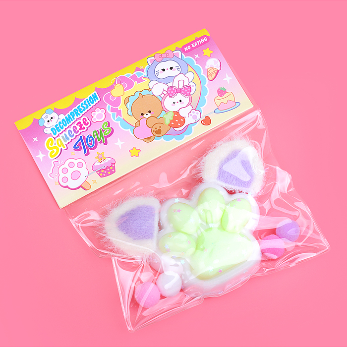 Игрушка-антистресс 00-6533 "Ушки, кошачьи лапки"