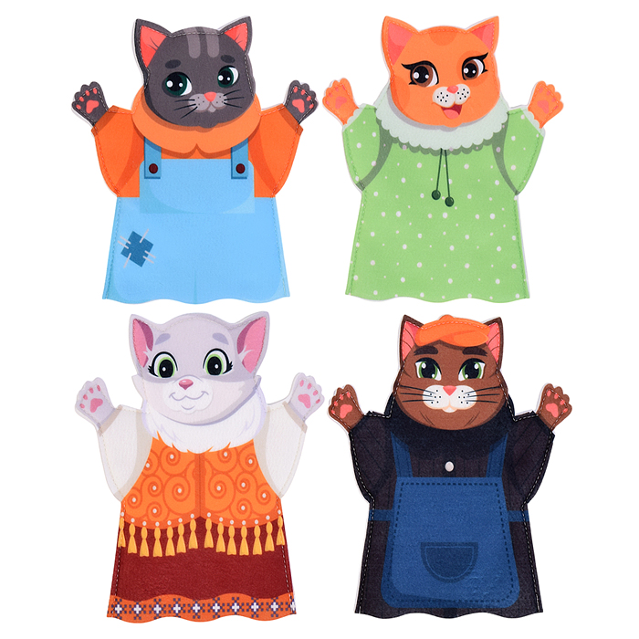 Театр на руку печать "Кошкин дом"