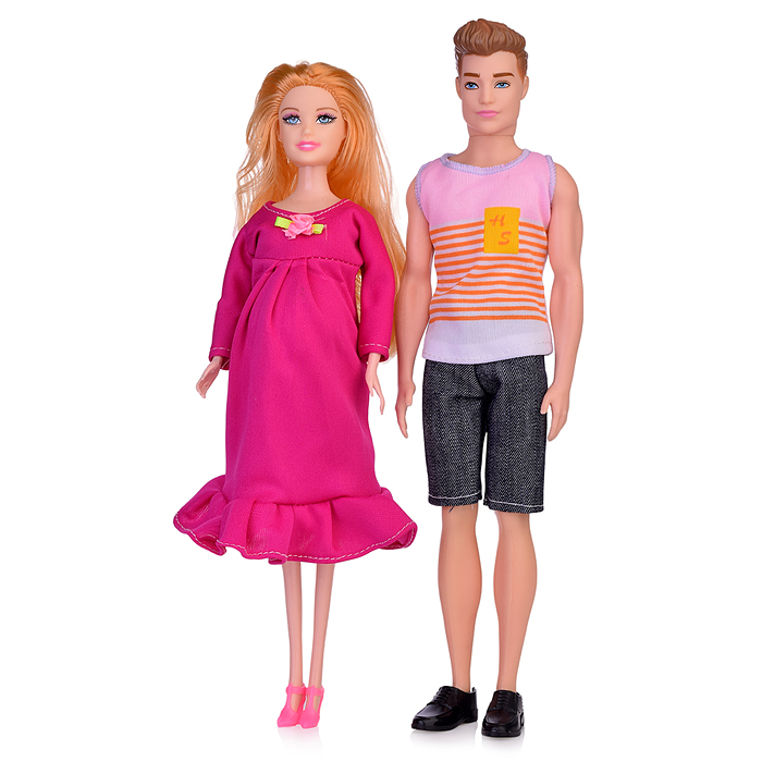 Набор кукол Z003A "Молодые родители" в коробке