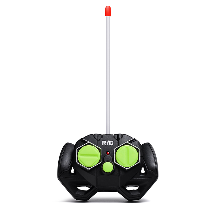 Машина BT0058-2 "Погоня за монстрами" красный,  свет, дым, стрельба, р/у, 27 MHz, в коробке