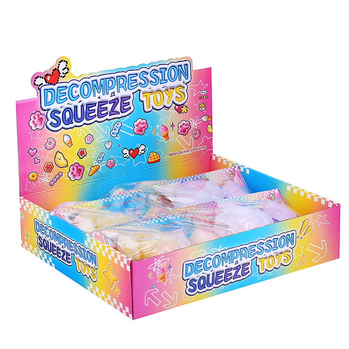 Игрушка-антистресс 00-6555 "Плюшевый кот" (лежачий)