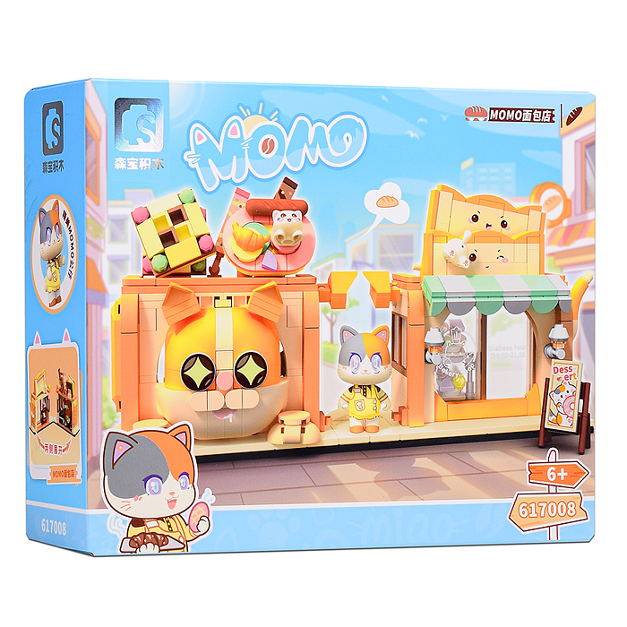 Конструктор 617008 "Хлебная мастерская Momoland MOMO" в коробке