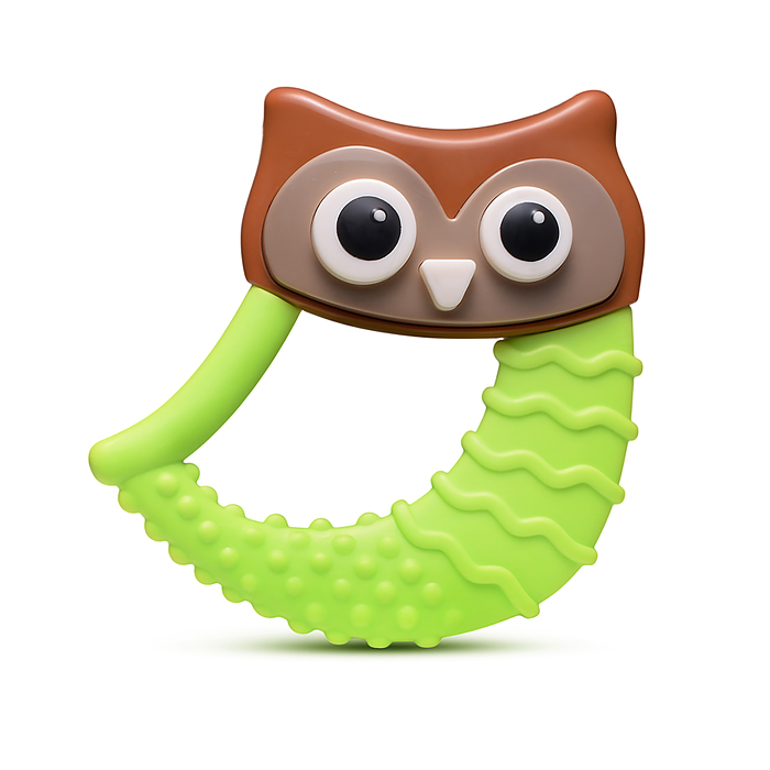 Набор погремушек Y0131 "Енотик и совушка" в пакете