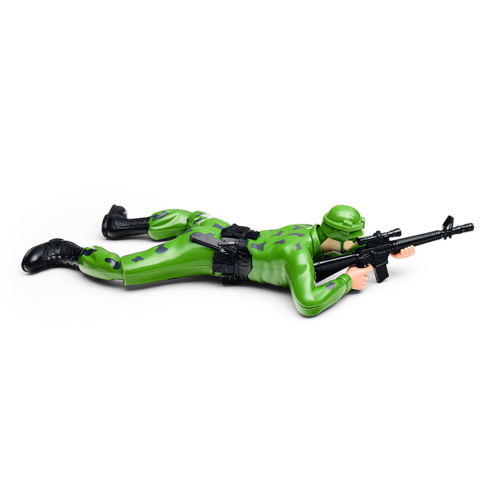 Солдат BT0061 "Разведка" на батарейках, на листе