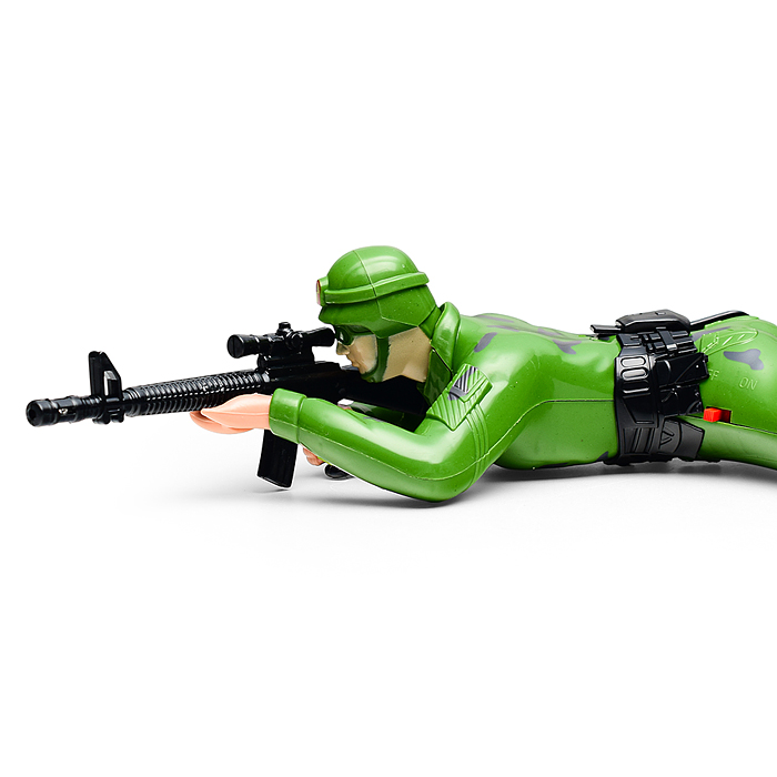 Солдат BT0061 "Разведка" на батарейках, на листе