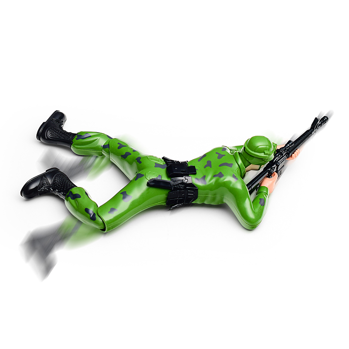 Солдат BT0061 "Разведка" на батарейках, на листе