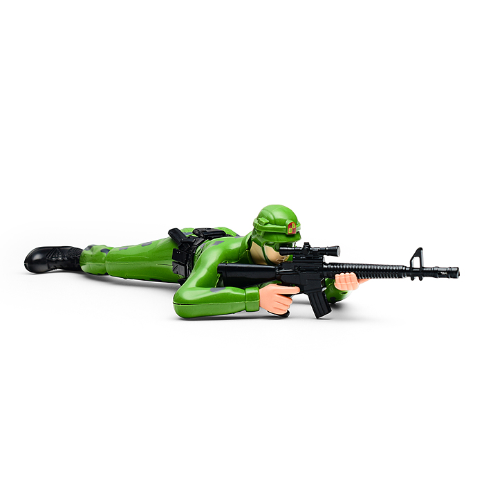 Солдат BT0061 "Разведка" на батарейках, на листе