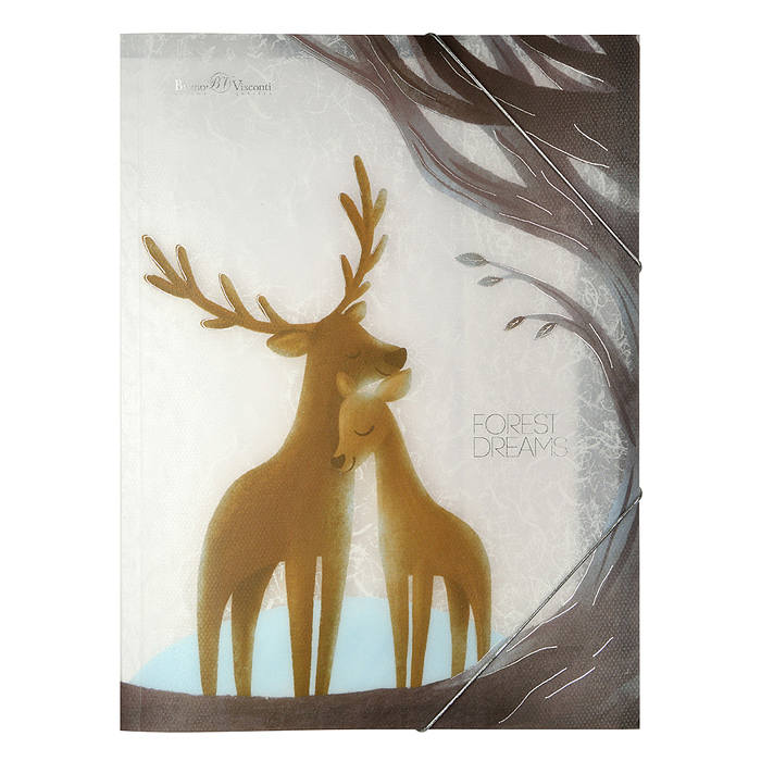 Фото к товару Папка файл на резинке "Forest Dream", А4, 2 вида Папка файл на резинке "Forest Dream", А4, 2 вида