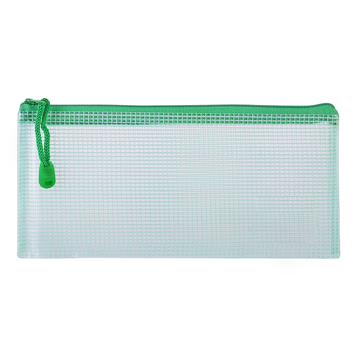 Фото к товару Папка на молнии DL (235x108 мм) тонированный армированный ПВХ 280 мкм, цветная текстильная Папка на молнии DL (235x108 мм) тонированный армированный ПВХ 280 мкм, цветная текстильная