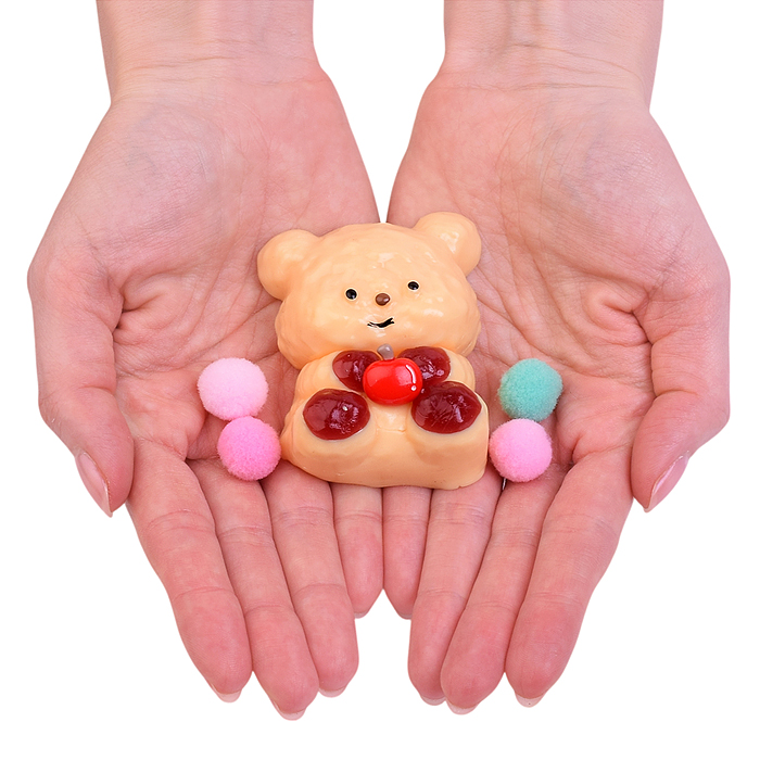 Игрушка-антистресс 00-6519 "Кремовый мишка"