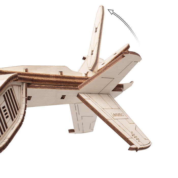 Модель Футуристический вертолёт "Ночной беркут"