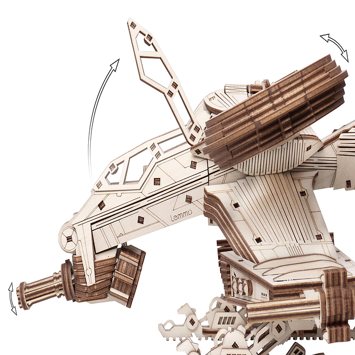 Модель Футуристический вертолёт "Ночной беркут"