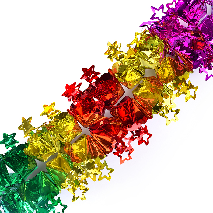 Новогоднее украшение S1968 "Гирлянда-растяжка" 2,2 м.