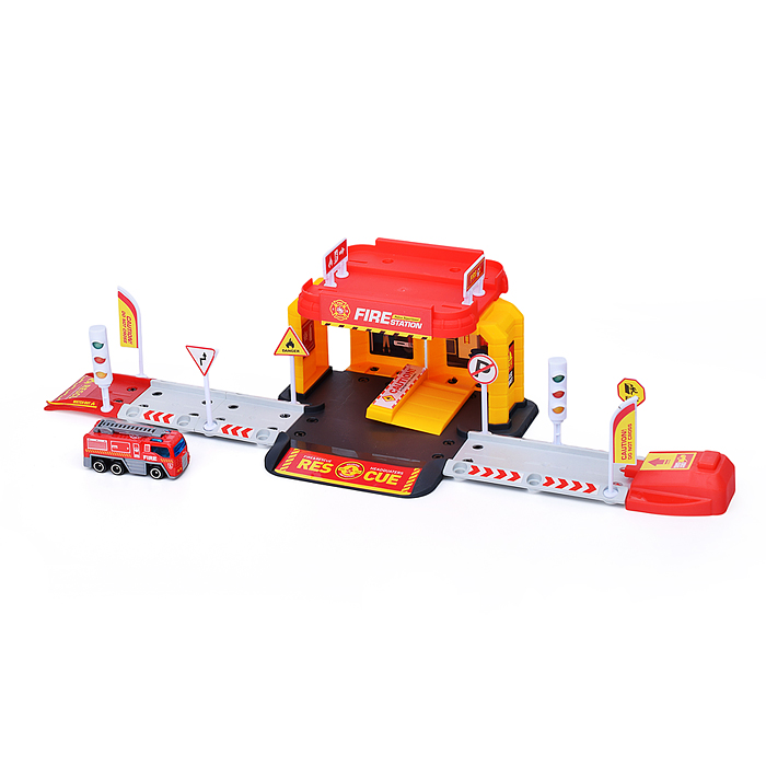 Парковка-трек MH-184 "Street convoy-3" в коробке