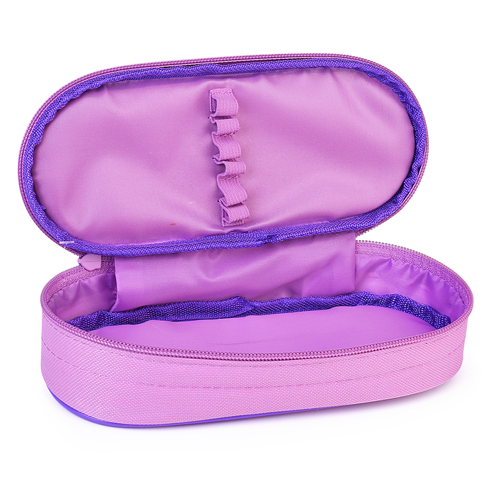 Пенал-косметичка объемный, жесткий, печать на ткани "Очаровательная малышка" 2025