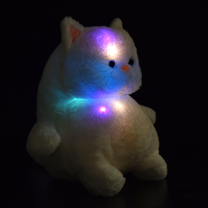 Фото к товару Мягкая игрушка М1517 "Кот" светится в темн.45 см. Мягкая игрушка М1517 "Кот" светится в темн.45 см.