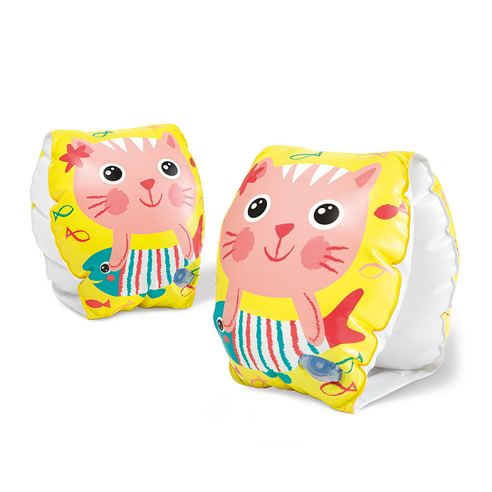 Нарукавники 20х15см "Котенок" 3-6 лет, 56665EU INTEX