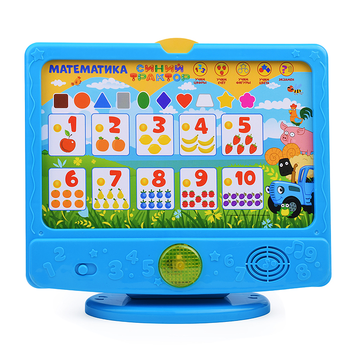 Обучающий телевизор "Синий трактор" (350 стихов, песен и звуков,свет. бат.) в коробке