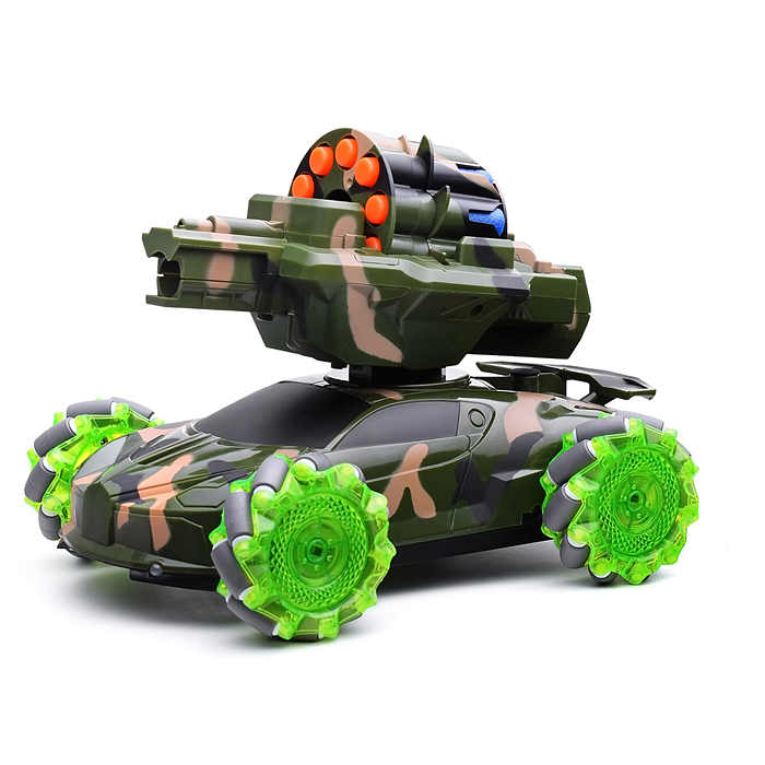 Машина QF667-11A "Rasing с пушкой-2" р/у, 27MHz, в коробке