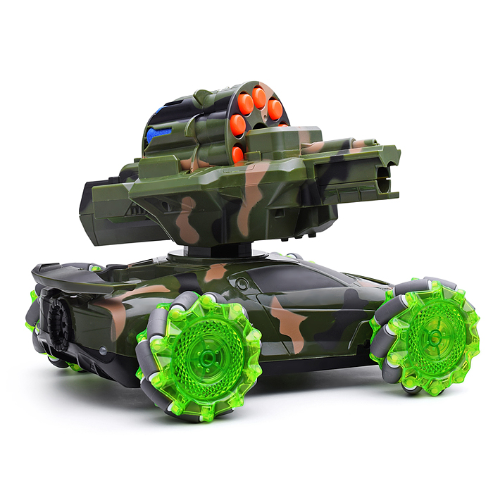 Машина QF667-11A "Rasing с пушкой-2" р/у, 27MHz, в коробке