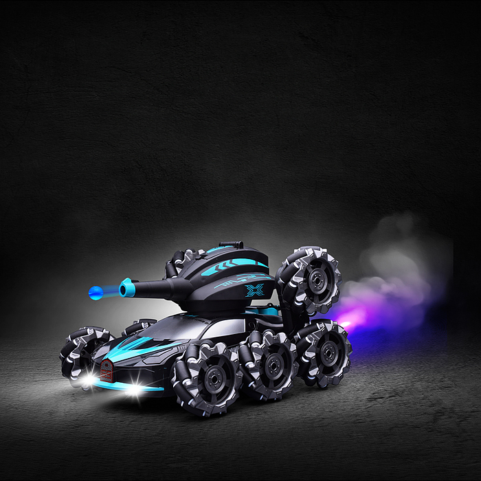 Машина QF667-9 "Rasing с пушкой-5" р/у, 27MHz, в коробке