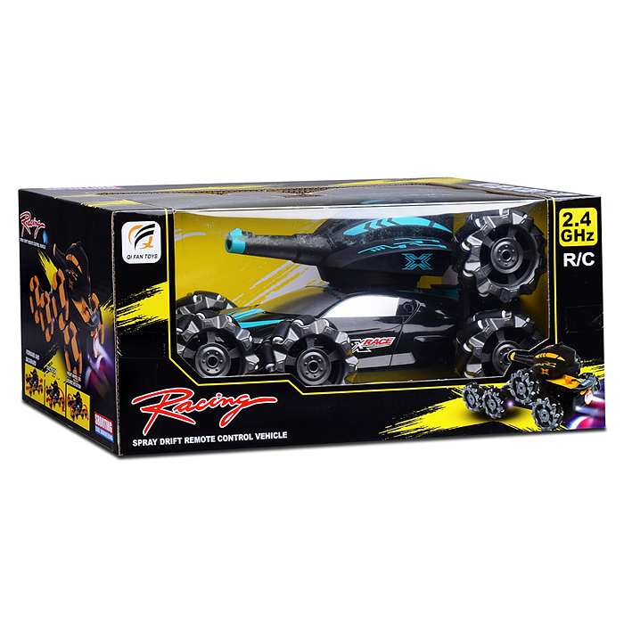 Машина QF667-9 "Rasing с пушкой-5" р/у, 27MHz, в коробке