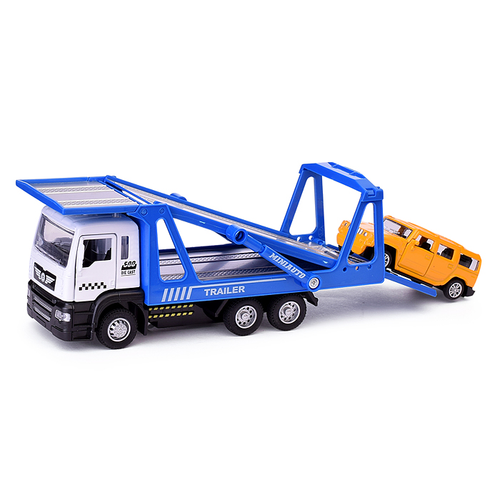 Автовоз 50010-1 с импортной машиной, в коробке