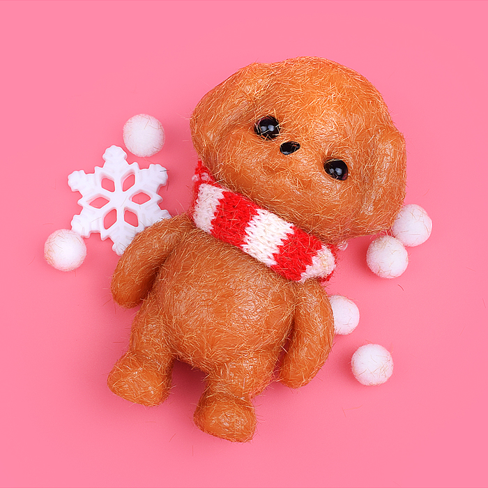 Игрушка-антистресс 00-6391 "Мишка с шарфом"