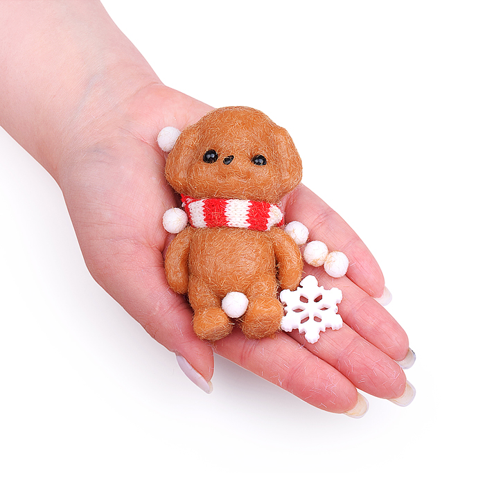 Игрушка-антистресс 00-6391 "Мишка с шарфом"