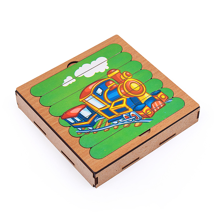 Фото к товару Пазлы-палочки "Транспорт" дер. Пазлы-палочки "Транспорт" дер.