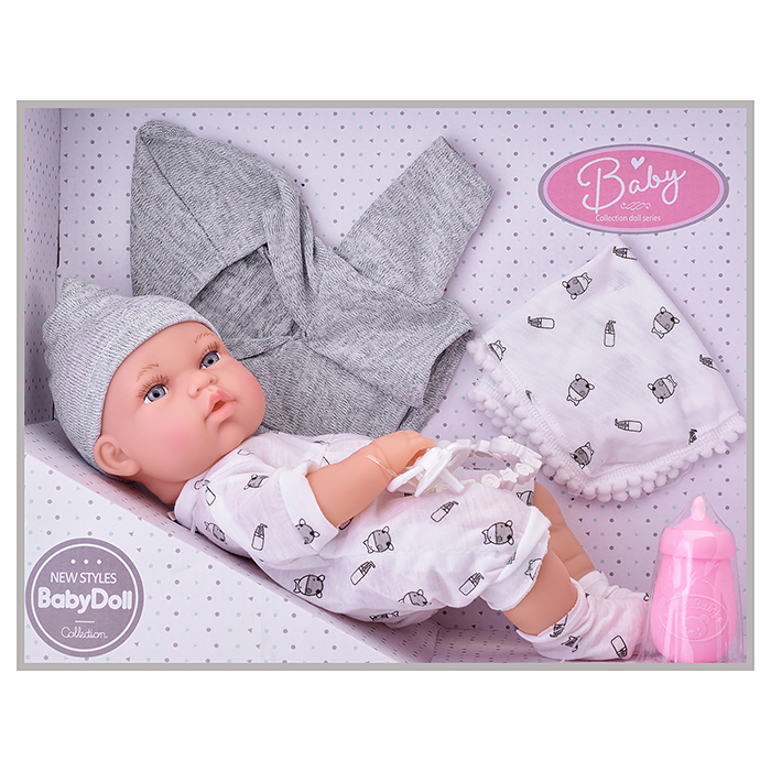 Пупс 9575 с аксессуарами, в коробке
