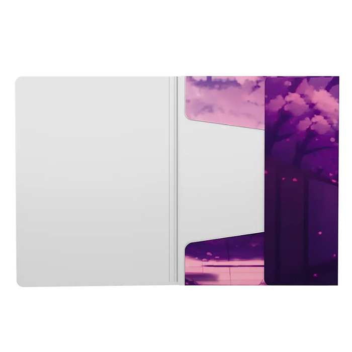 Папка на резинках пластиковая Manga (Lilac), A4