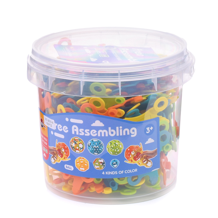 Фото к товару Конструктор 8610-6 (180 дет.) в ведре Конструктор 8610-6 (180 дет.) в ведре