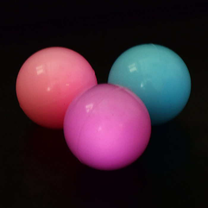 Мяч 00-3020 "Нежность" (4.5 см), со светом, в тубе